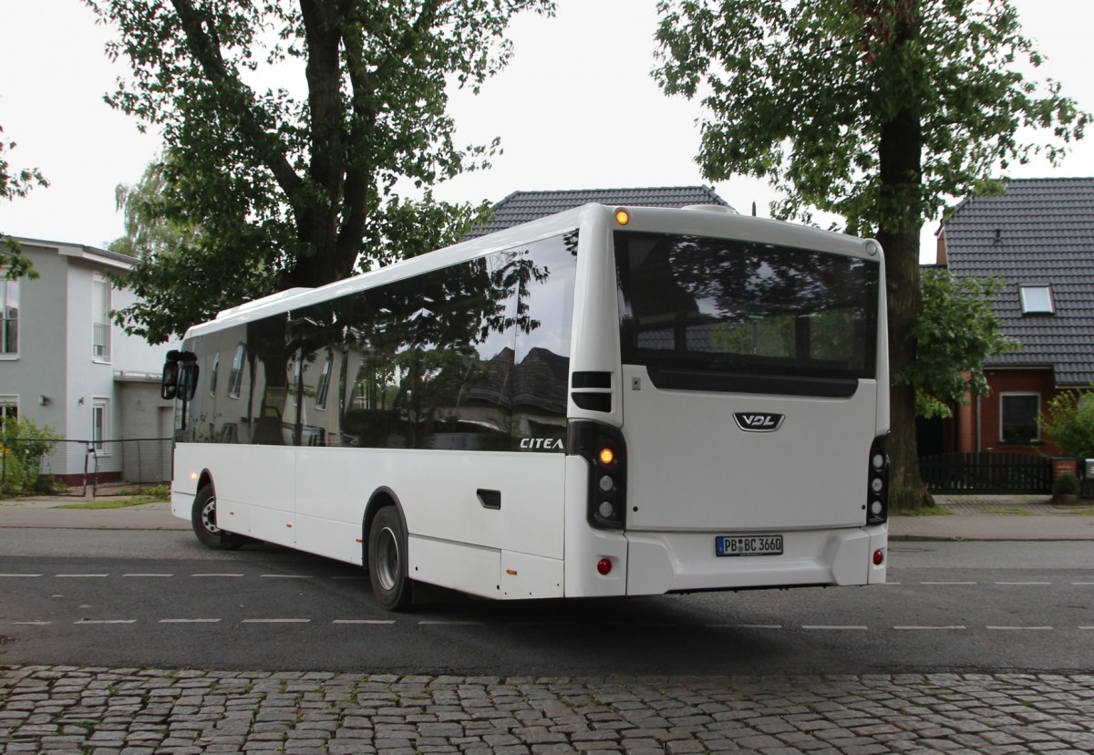 28.7.2015 Zepernick. Wird z.Zt. von der BBG im Bernauer Raum getestet: VDL Citea