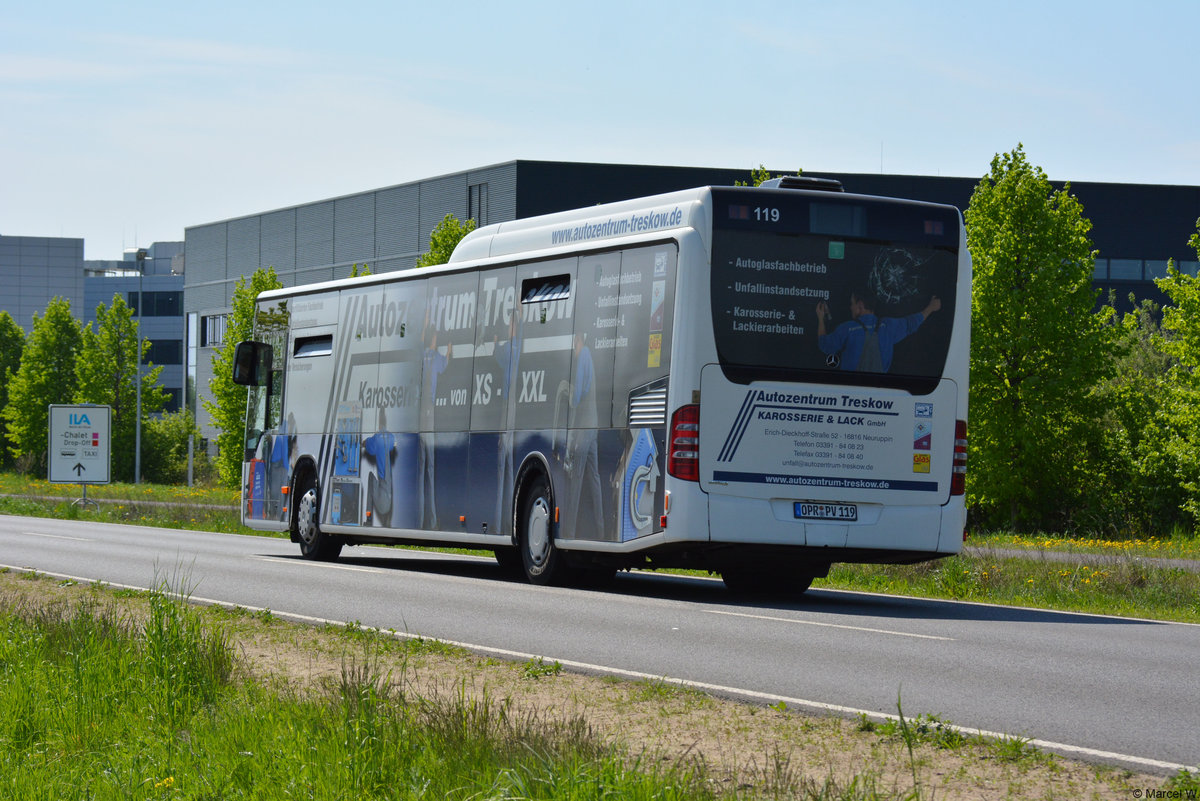 29.04.2018 | Brandenburg - Schönefeld (ILA) | Mercedes Benz Citaro I FL Ü LE | Ostprignitz-Ruppiner Personennahverkehrsgesellschaft mbH | OPR-PV 119 |