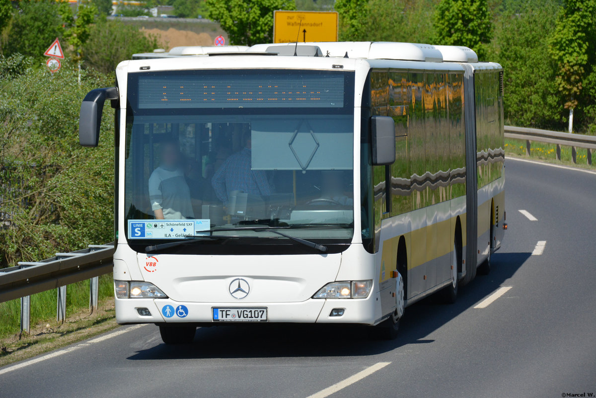 29.04.2018 | Brandenburg - Schönefeld (ILA) | Mercedes Benz Citaro I Facelift GÜ | Verkehrsgesellschaft Teltow-Fläming mbH | TF-VG 107 |