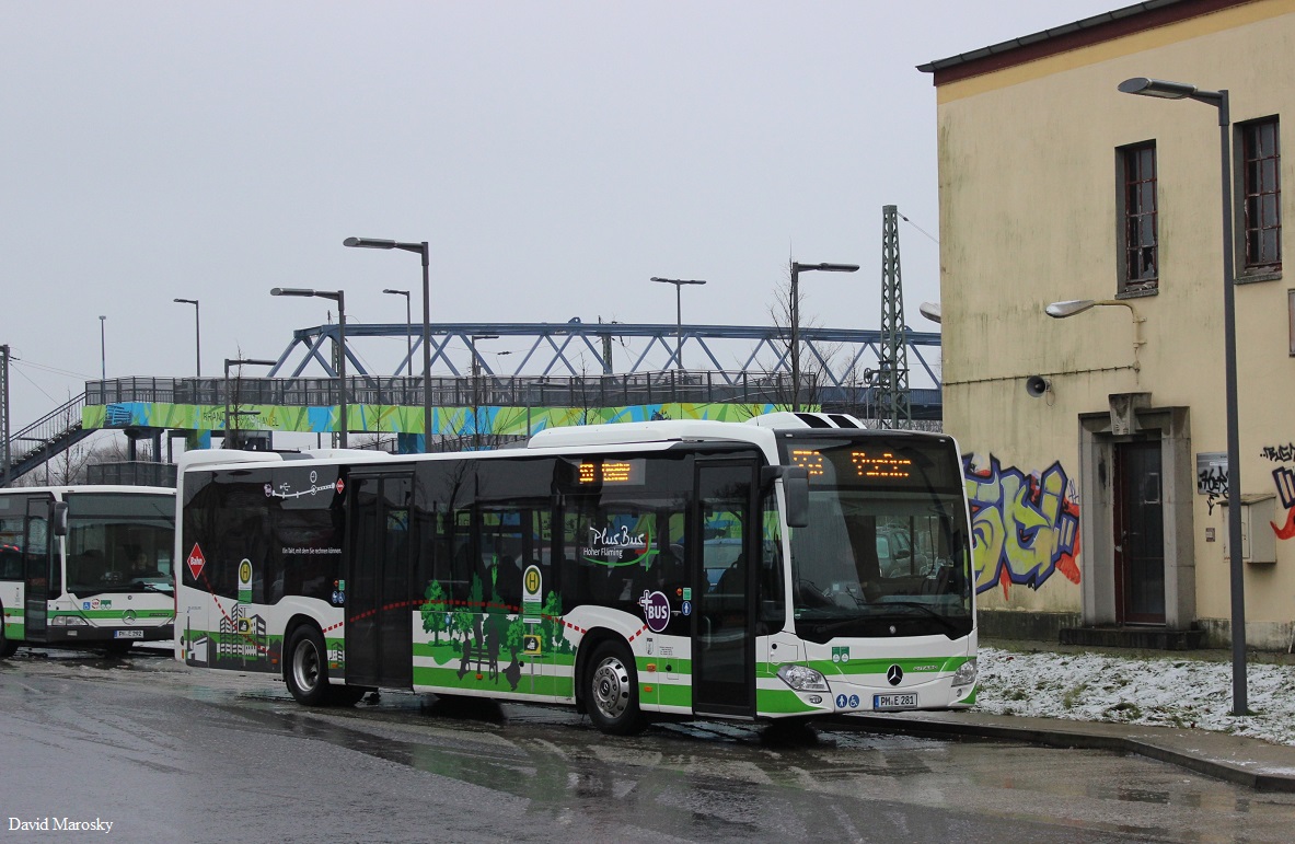 30. Januar 2015 ein Citaro C2Ü der VGBelzig am Brandenburger ZOB.