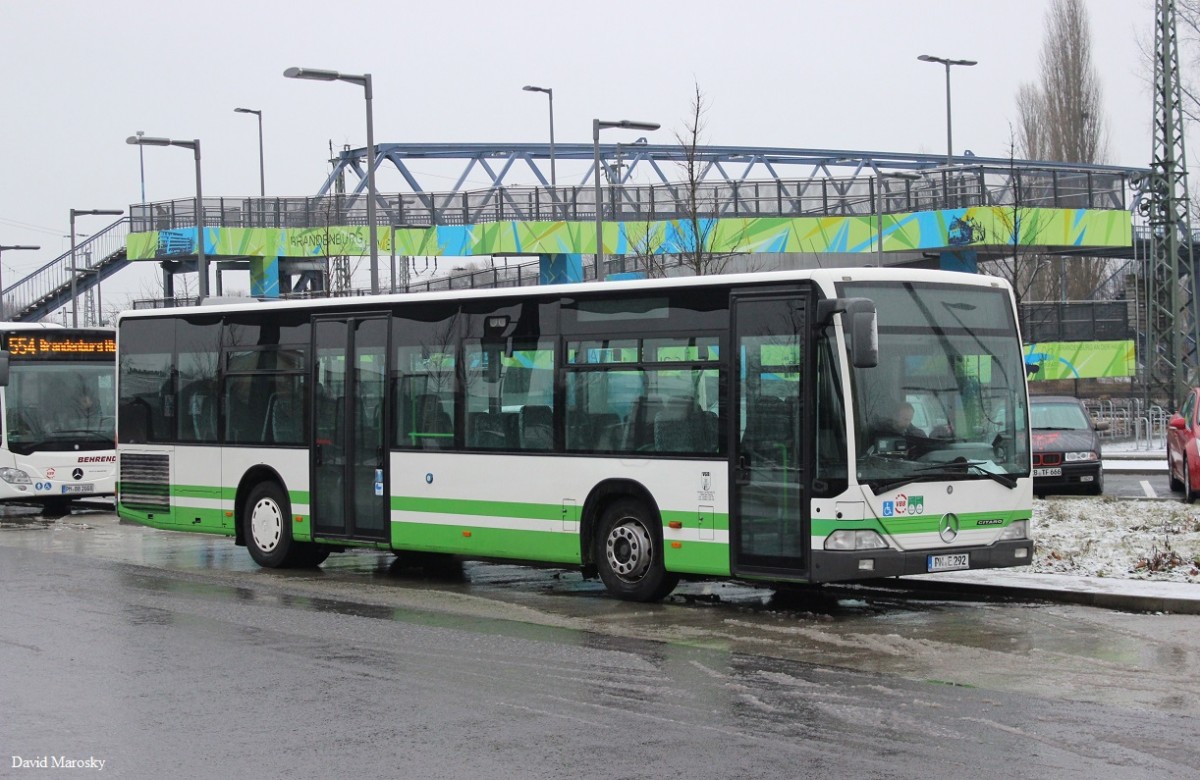 30. Januar 2015 ein Citaro I Ü der VGBelzig am Brandenburger ZOB.