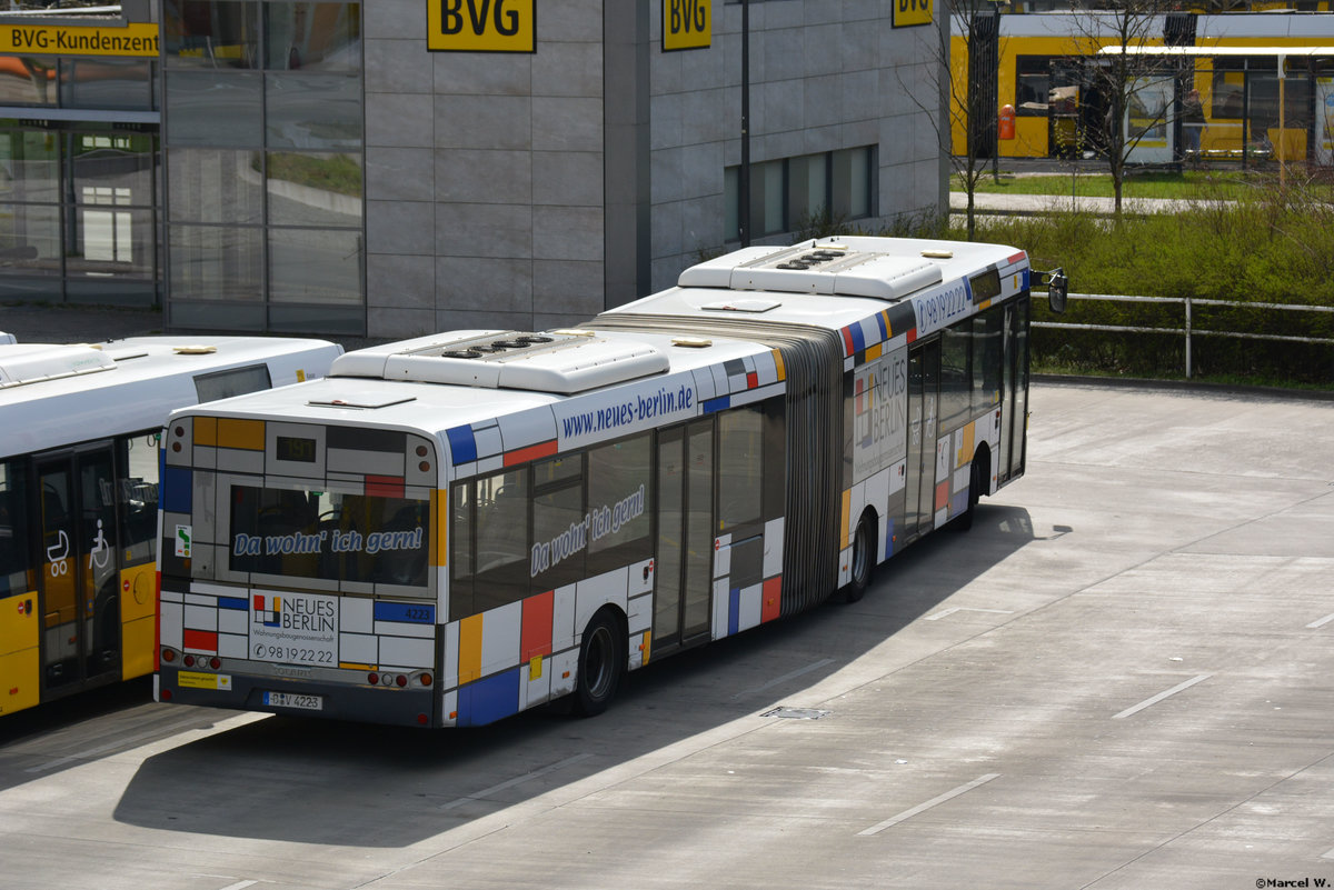 31.03.2019 | Berlin-Marzahn | BVG | B-V 4223 | Solaris Urbino 18 | 