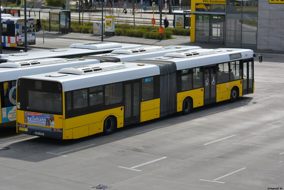 31.03.2019 | Berlin-Marzahn | BVG | B-V 4156 | Solaris Urbino 18 |