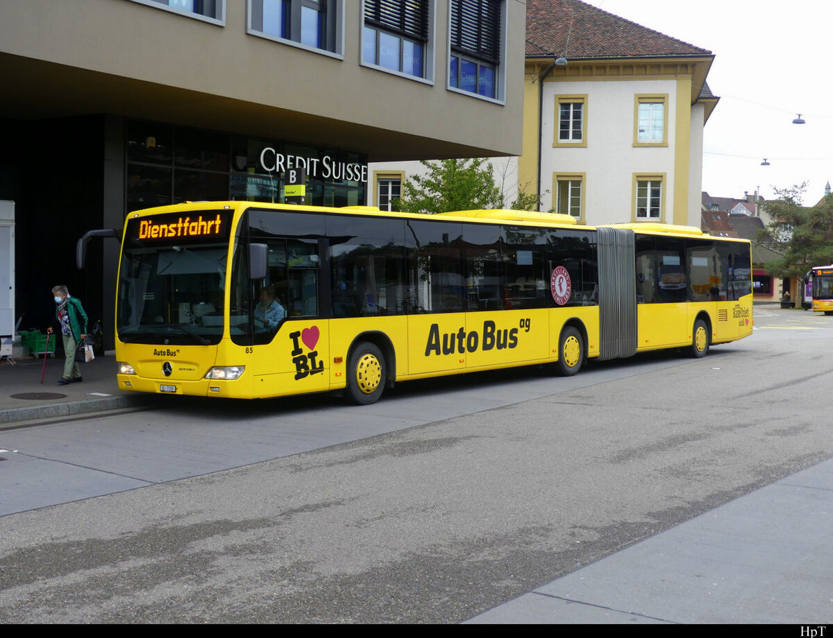 AAGL / AutoBus ag - Mercedes Citaro Nr.85  BL 7188 in Liestal am 20.09.2021