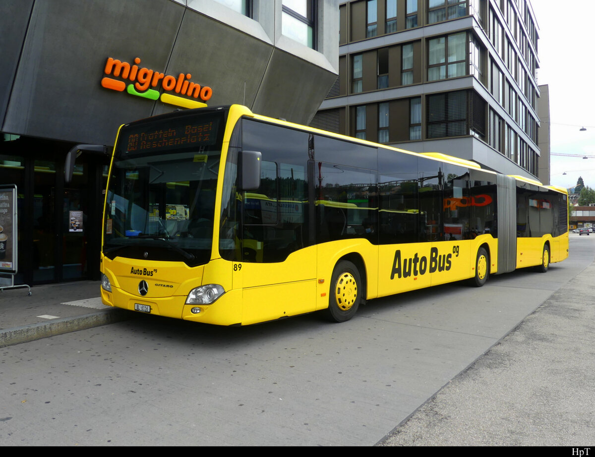 AAGL / AutoBus ag - Mercedes Citaro Nr.89  BL 6116 in Liestal am 20.09.2021