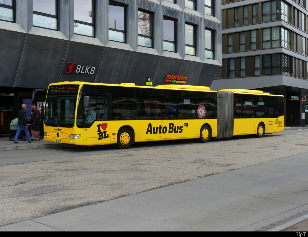 AAGL / AutoBus ag - Mercedes Citaro Nr.98  BL 28824 in Liestal am 20.09.2021