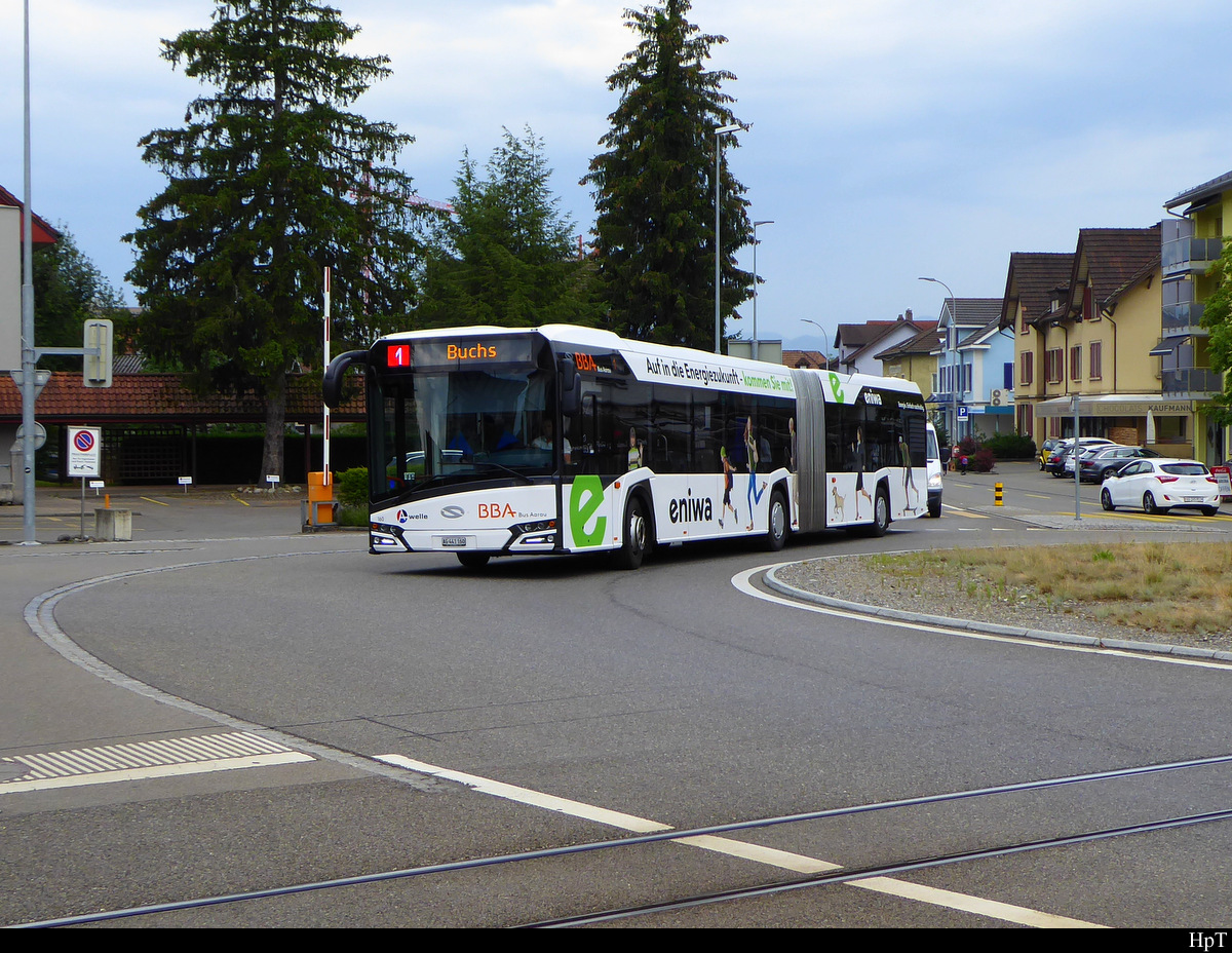 AAR / AV - Solaris  Nr.160  AG  441160 unterwegs in Buchs/AG am 12.07.2019