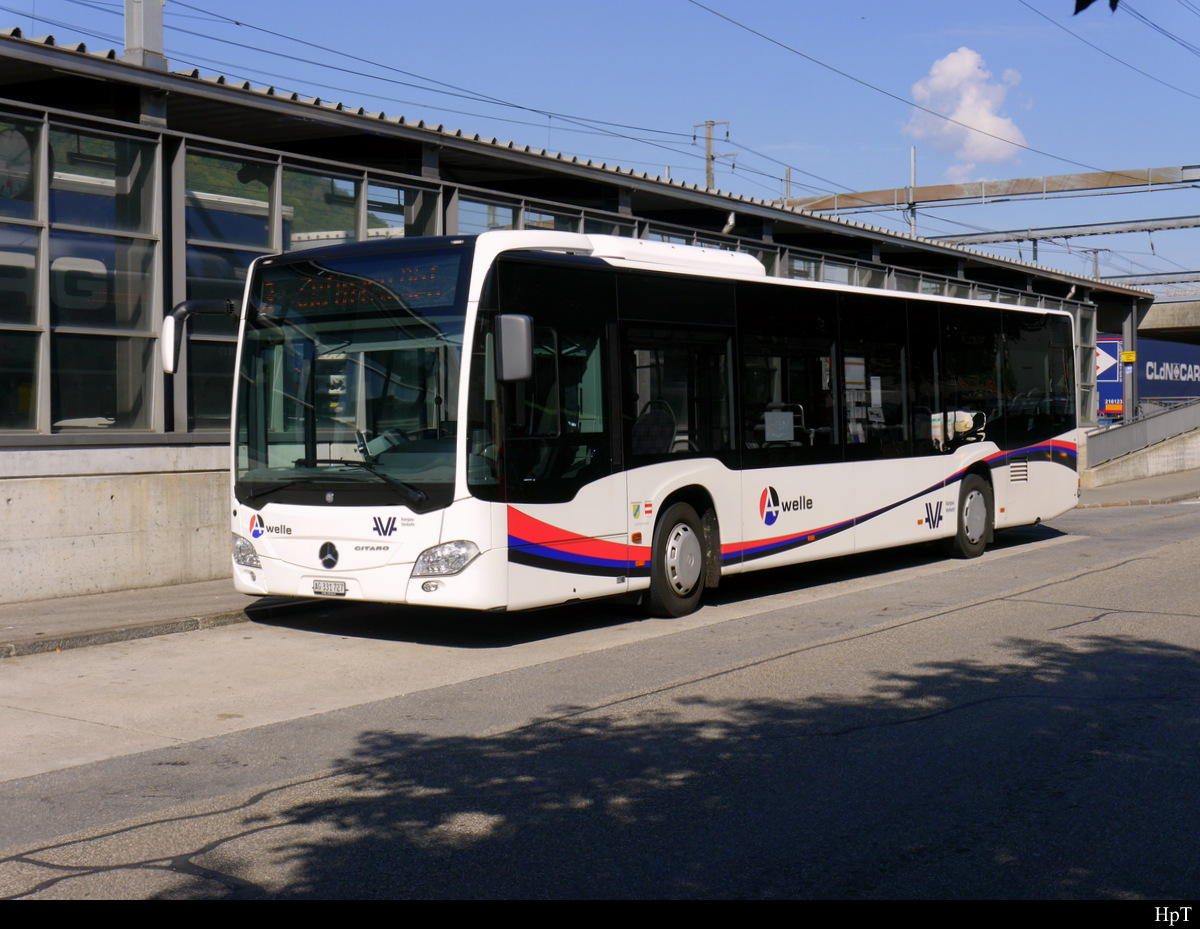 Aargau Verkehr - Mercedes Citaro  AG  331727 beim Bahnhof Rothrist am 18.9.2018