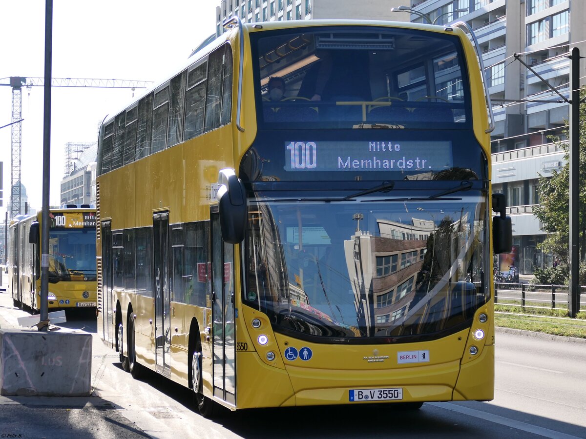 Alexander Dennis Enviro500 der BVG in Berlin am 10.10.2021