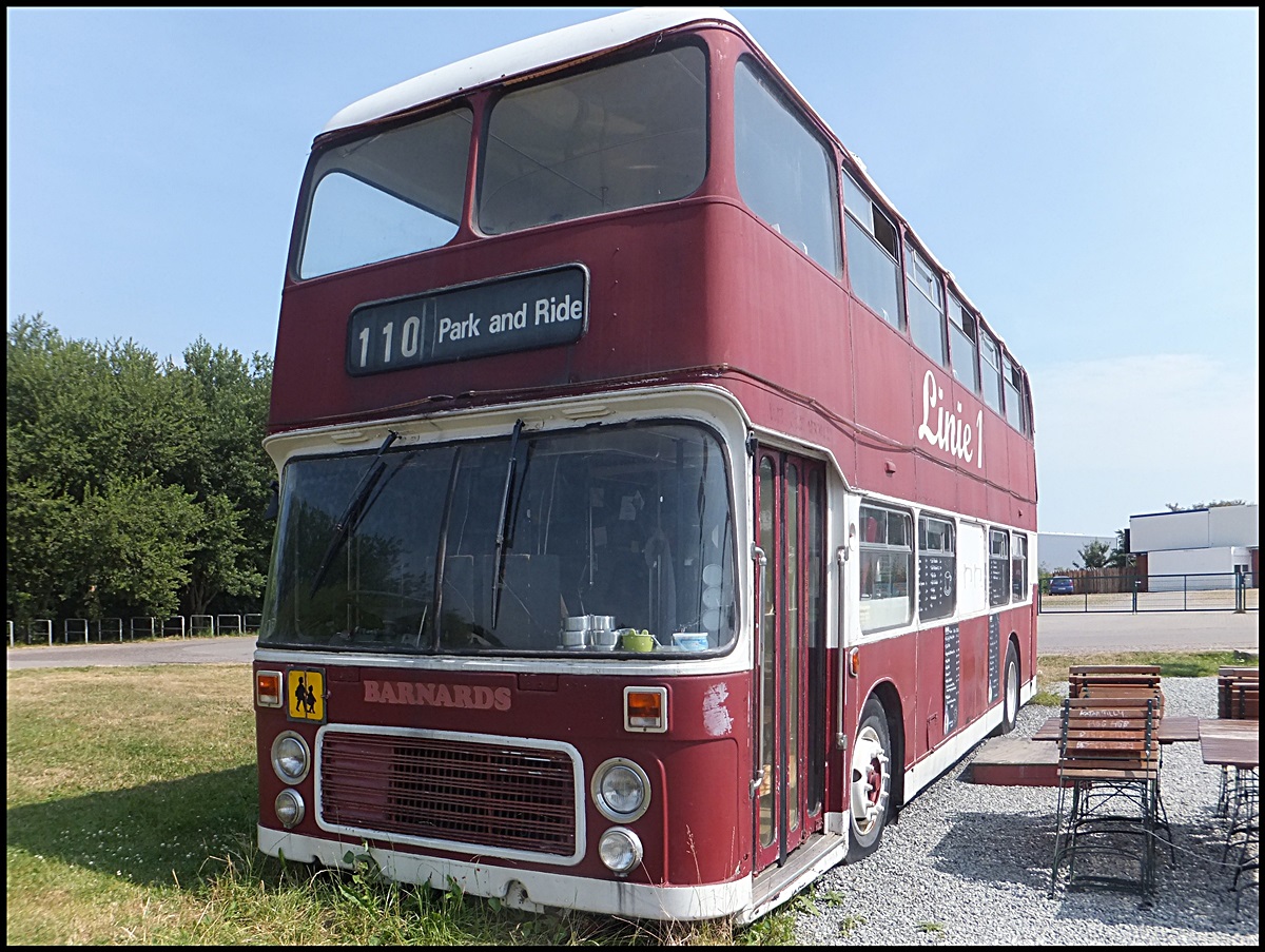 Alter Bristol Doppeldecker in Greifswald am 26.07.2013