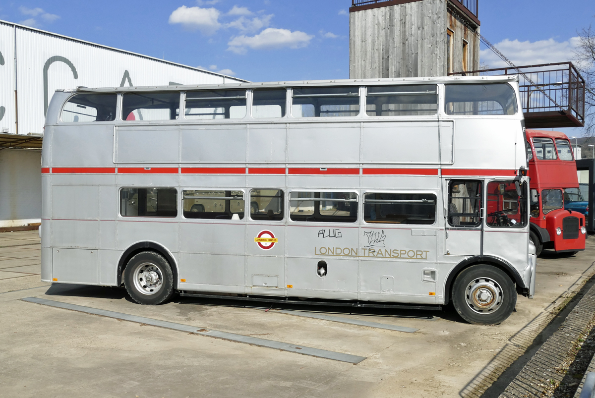 Alter Londoner Doppeldeckerbus in Bad Honnef - 30.03.2019