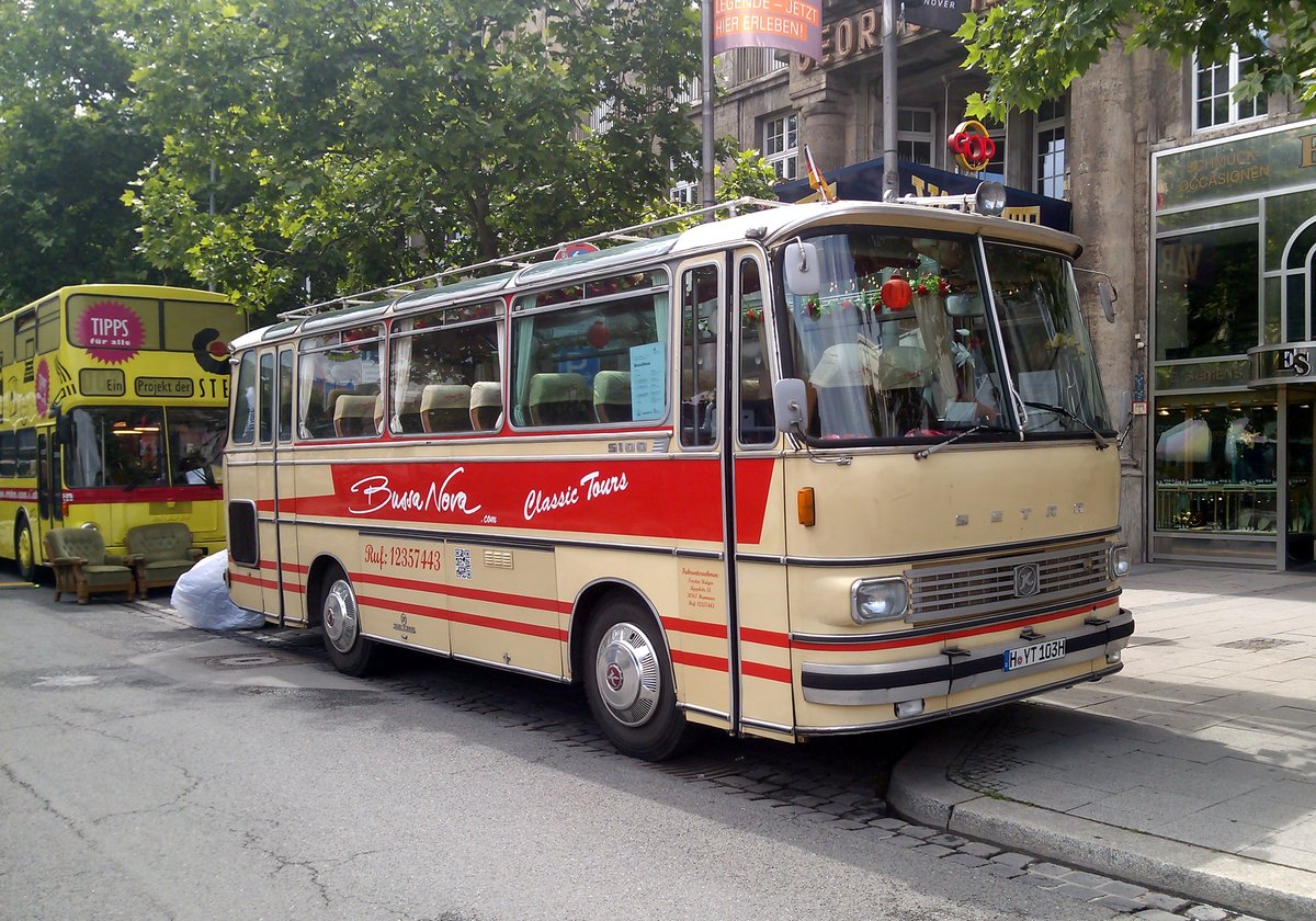 Alter Setra Reisebus in Hannover aufgenommen am 21.06.2016