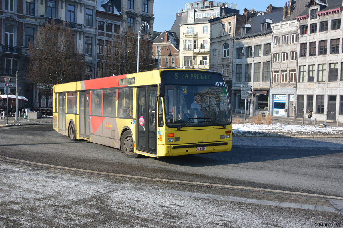 Am 08.02.2018 wurde BAW-514 in der Innenstadt von Liege gesehen. Aufgenommen wurde ein VanHool A320.