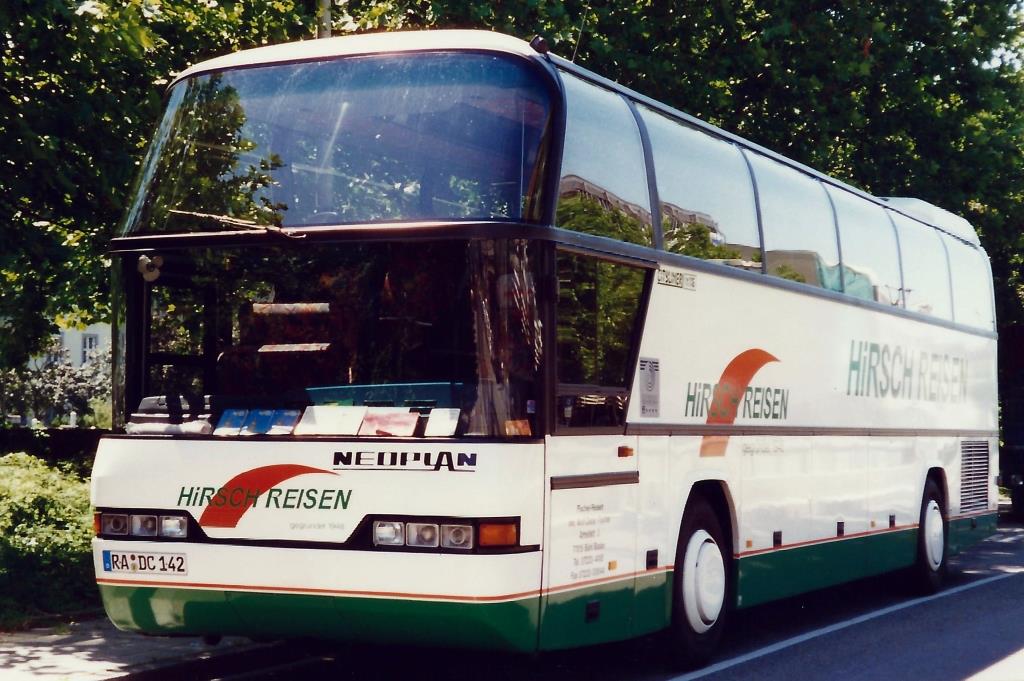 Aus den 90-er Jahren: Neoplan Cityliner N 116  Hirsch - Fischer , Karlsruhe