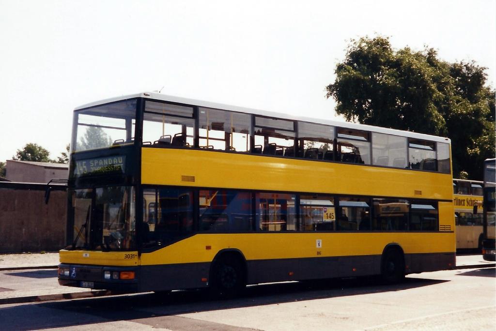 Aus dem Archiv: MAN ND 202  BVG  B-V 3031, Berlin 90-er Jahre