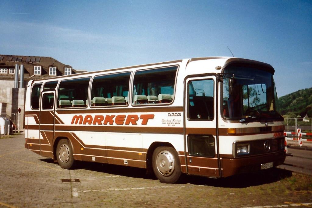 Aus dem Archiv: Mercedes O 303 KHP 9  Markert , Heidelberg 1995