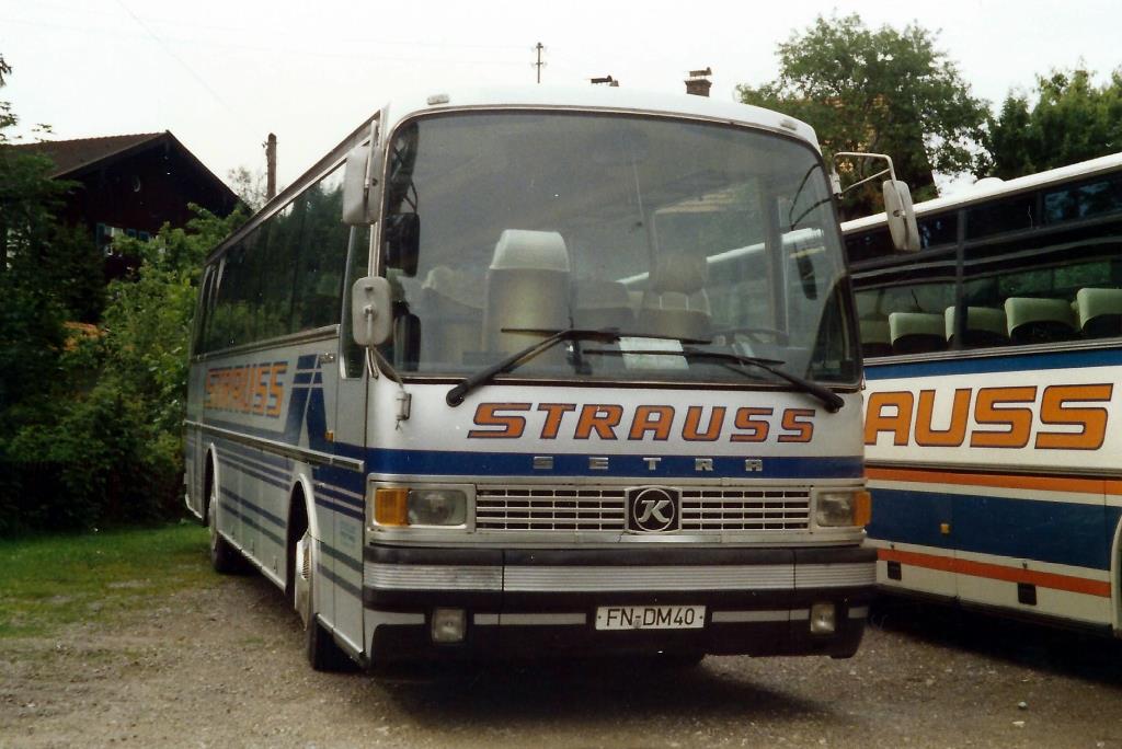 Aus dem Archiv: Setra S 213 H  Strauss , Bad Wiessee 1988