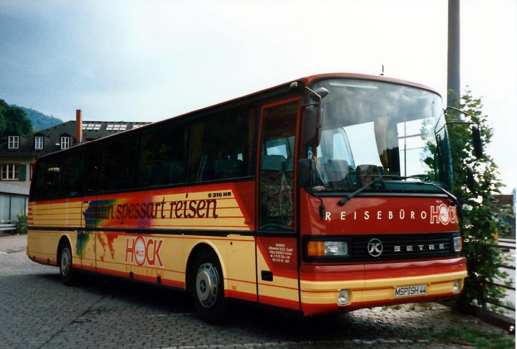 Aus dem Archiv: Setra S 215 HR  Hock , Heidelberg 90-er Jahre