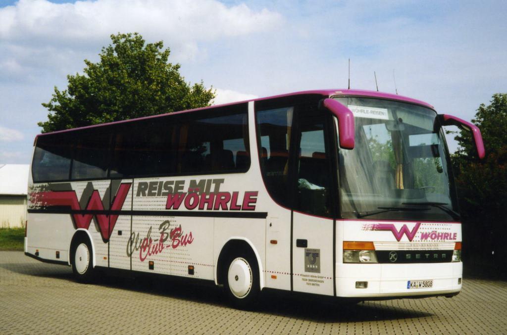 Aus dem Archiv: Setra S 312 HD  Wöhrle , Oberderdingen 90-er Jahre