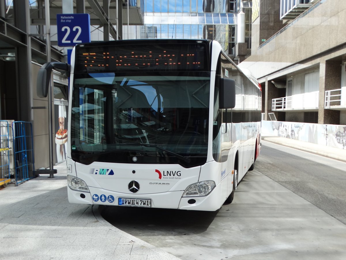 Autobus Sippel Mercedes Benz Citaro 2 am 29.07.17 in Frankfurt Flughafen Terminal 1