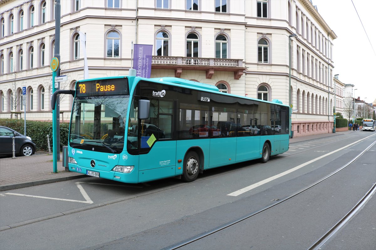 Autobus Sippel Mercedes Benz Citaro 1 Facelift am 09.03.19 in Frankfurt am Main Südbahnhof