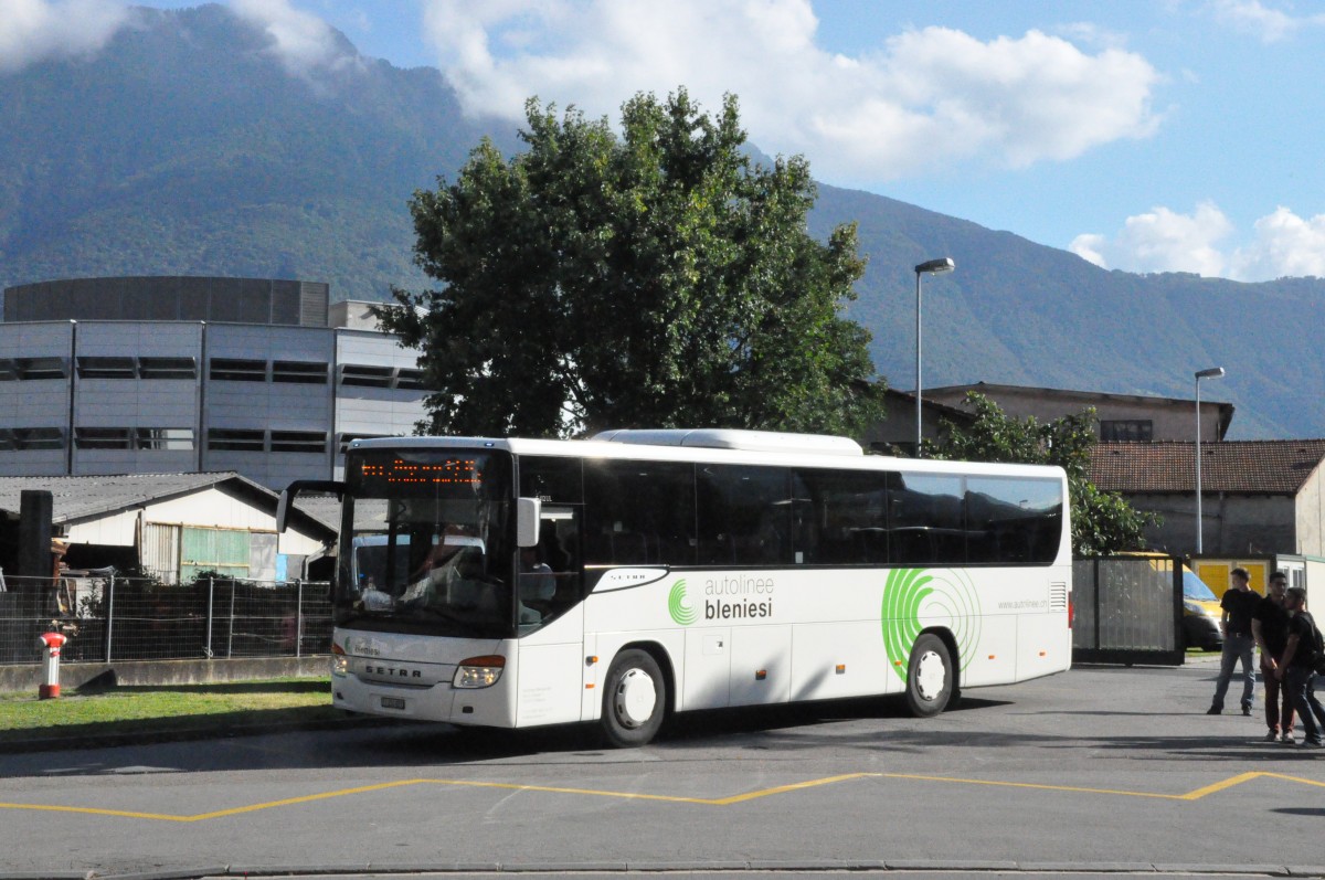 Autolinee Bleniesi, Biasca. Setra S412UL (Nr.21, ex Engadin Bus, St.Moritz) in Bellinzona, Espocentro. (28.8.2014)