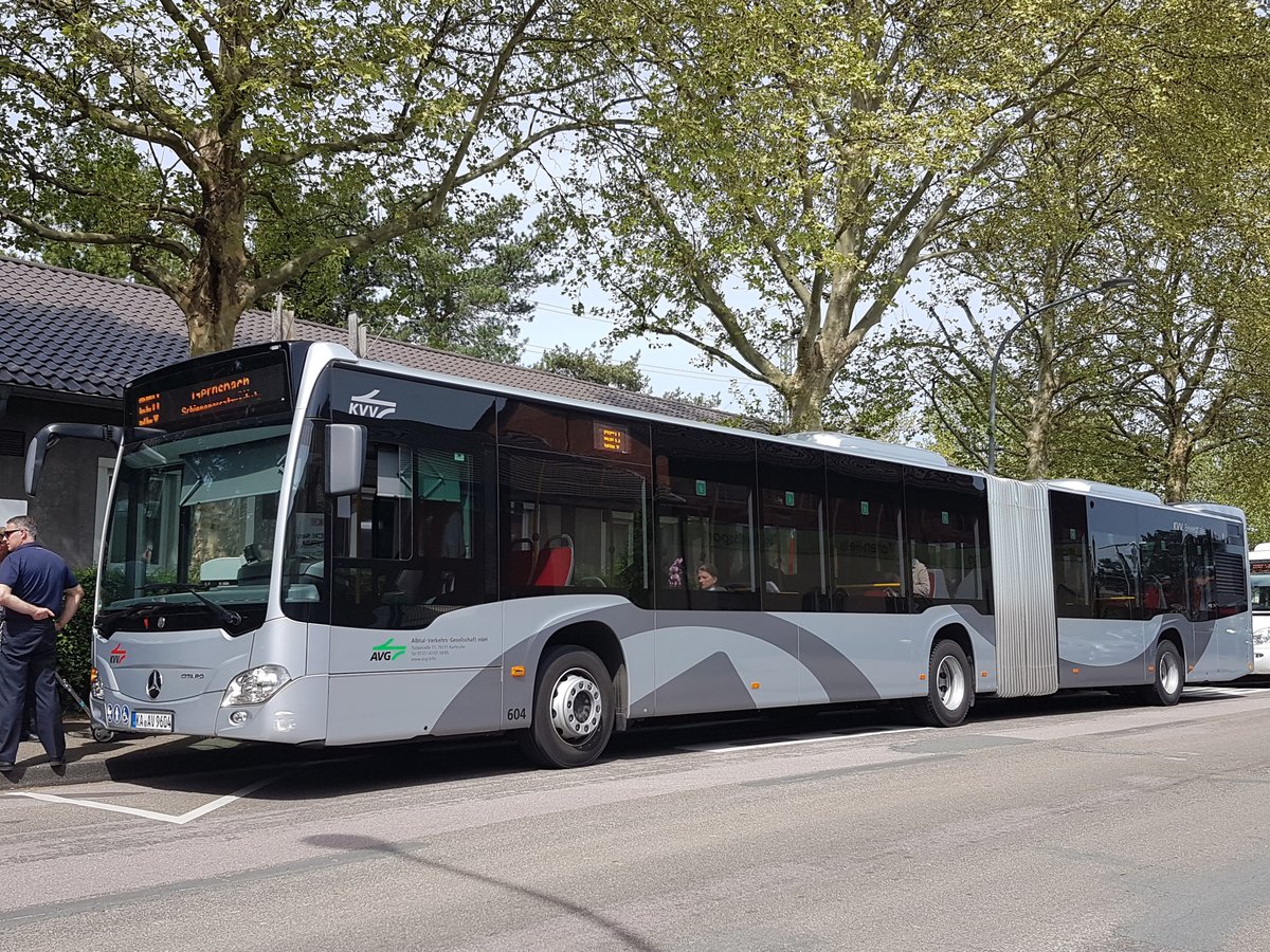 AVG Karlsruhe ~ Mercedes Benz O530 Citaro G C2 ~ April 2019 Rastatt Bahnhof Ost ~ SEV S8 Gernsbach 