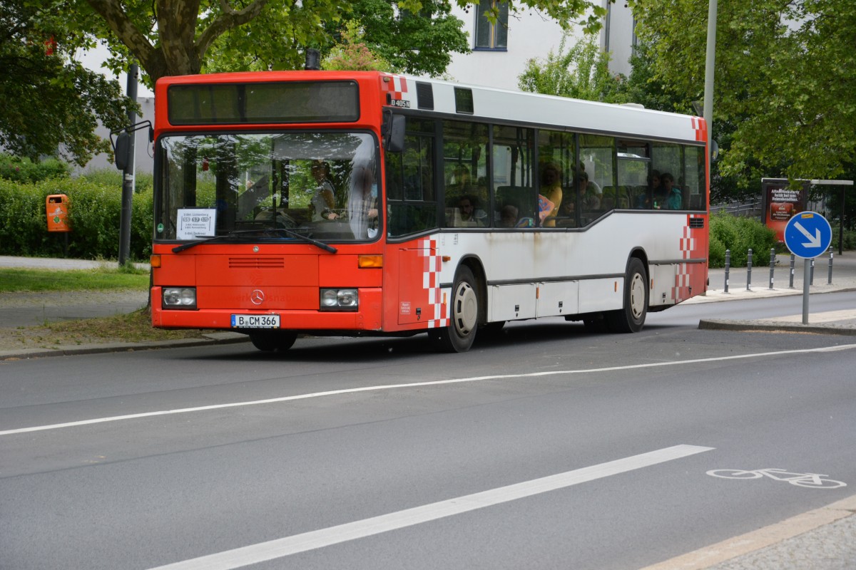 B-CM 366 auf SEV Fahrt zum Nöldnerplatz. Aufgenommen am 17.05.2014.