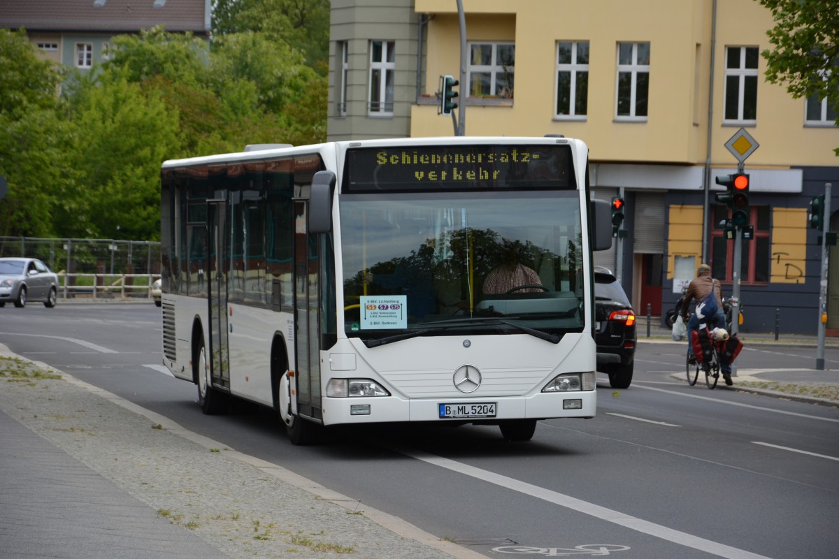 B-ML 5204 auf SEV Fahrt zum Ostkreuz. Aufgenommen am 17.05.2014.