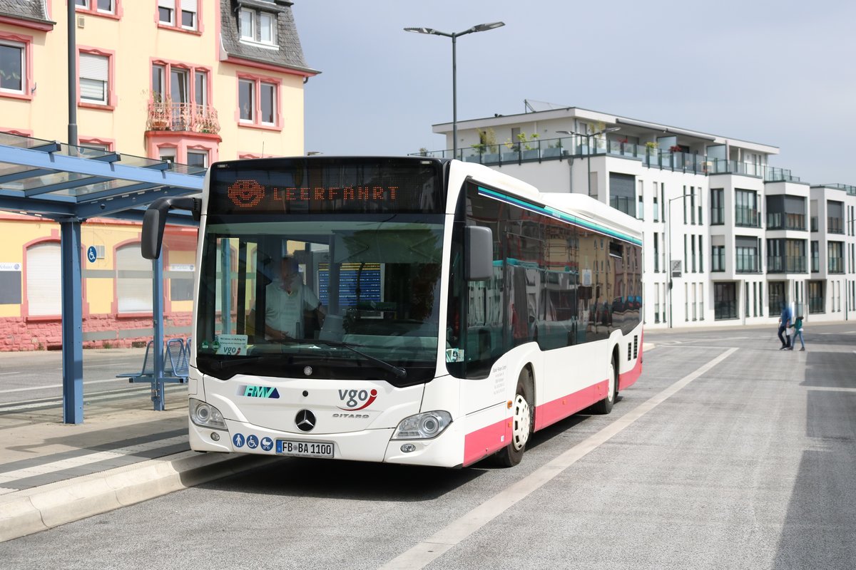 Balser Reisen Mercedes Benz Citaro 2 als Linie 551 am 18.04.20 in Bad Vilbel Bhf 