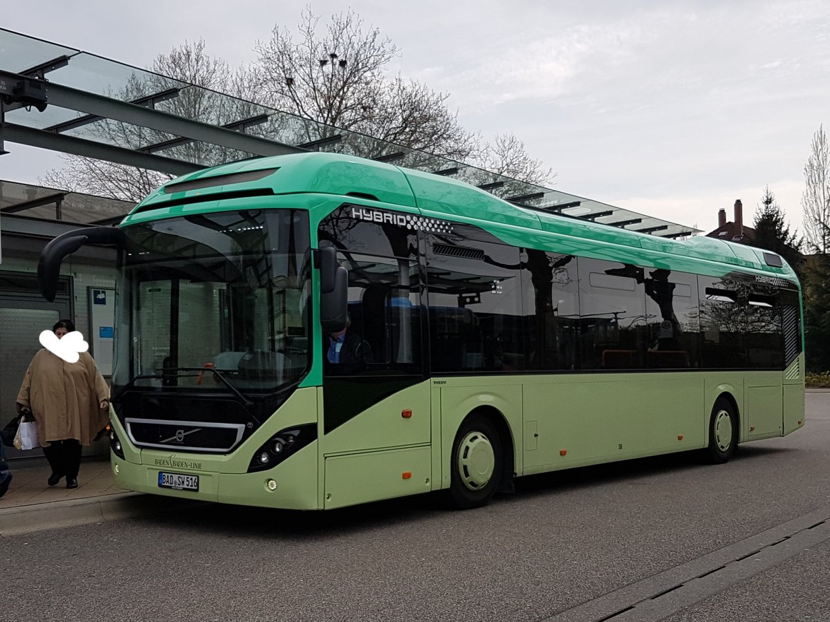BBL Baden Baden ~ Volvo 7900 Hybrid ~ April 2019 Baden Baden ZOB ~ 216 Haueneberstein