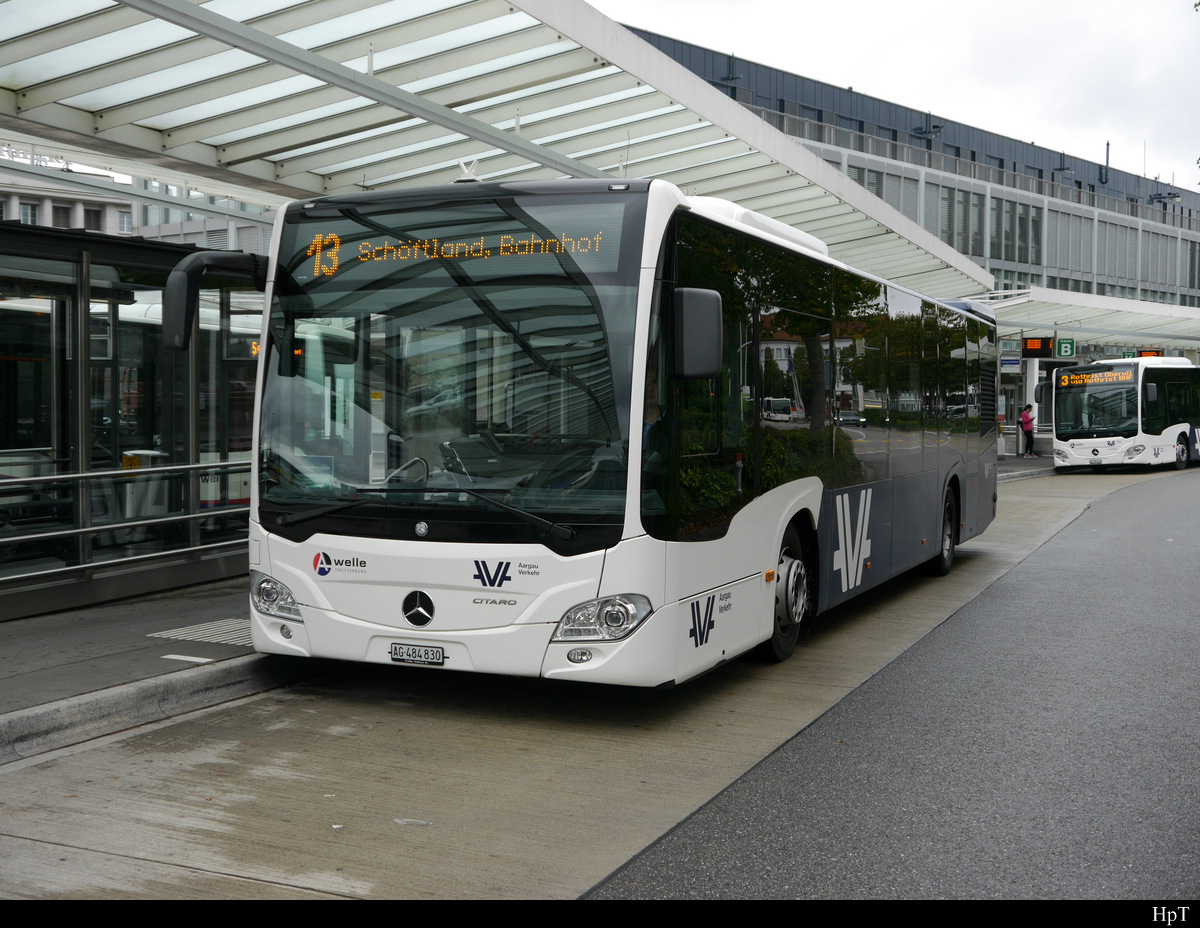 BD WM Zofingen - Mercedes Citaro AG 484830 in Zofingen bei den Bushaltestellen beim Bahnhof am 23.09.2020