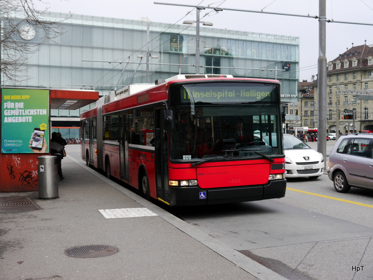 Bern Mobil - Noch sind sie unterwegs die NAW Trolley Bus. Hier der NAW Nr.2 unterwegs auf der Linie 11 am 06.01.2018