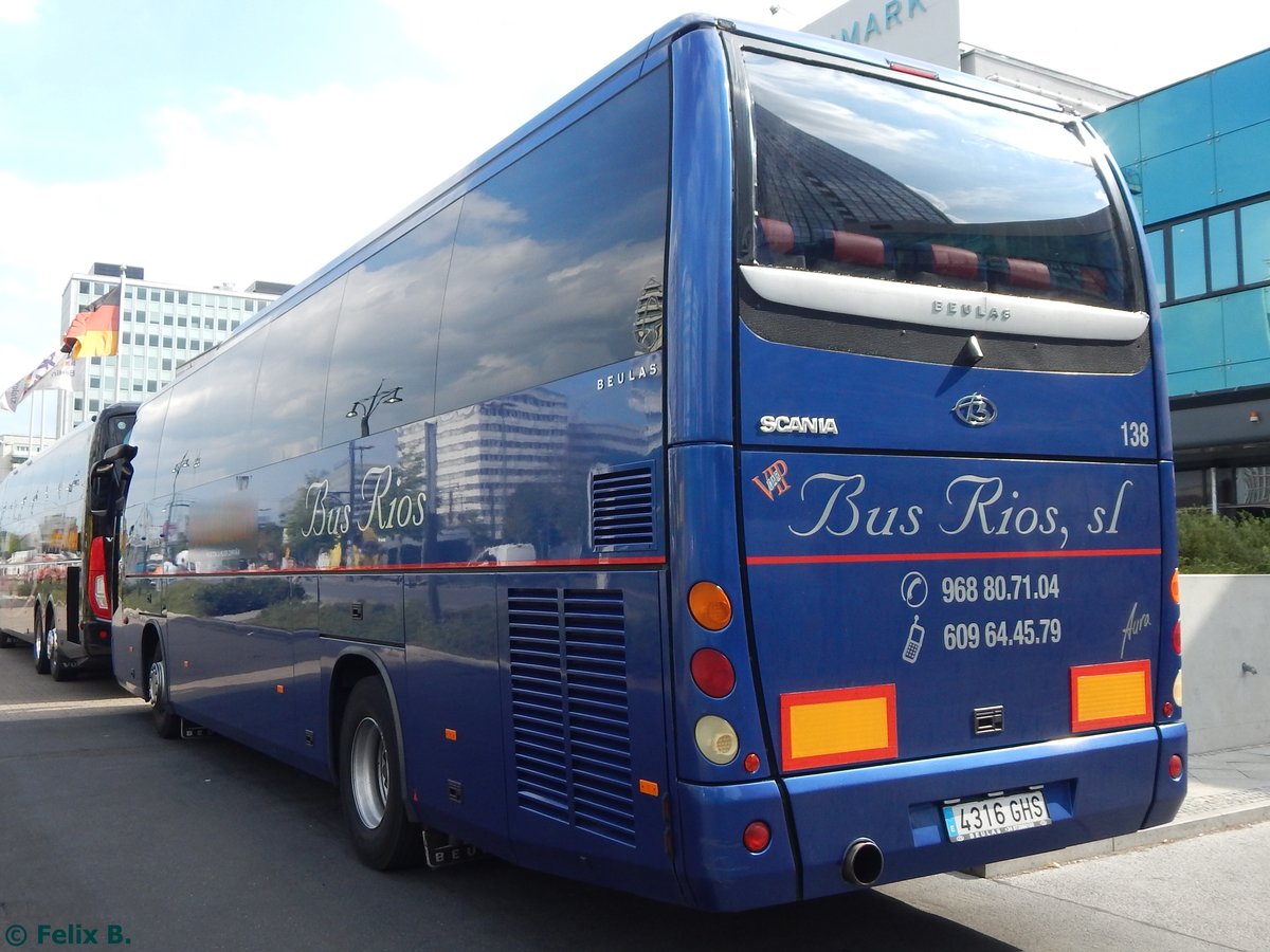Beulas Aura von Bus Rios aus Spanien in Berlin am 24.08.2015