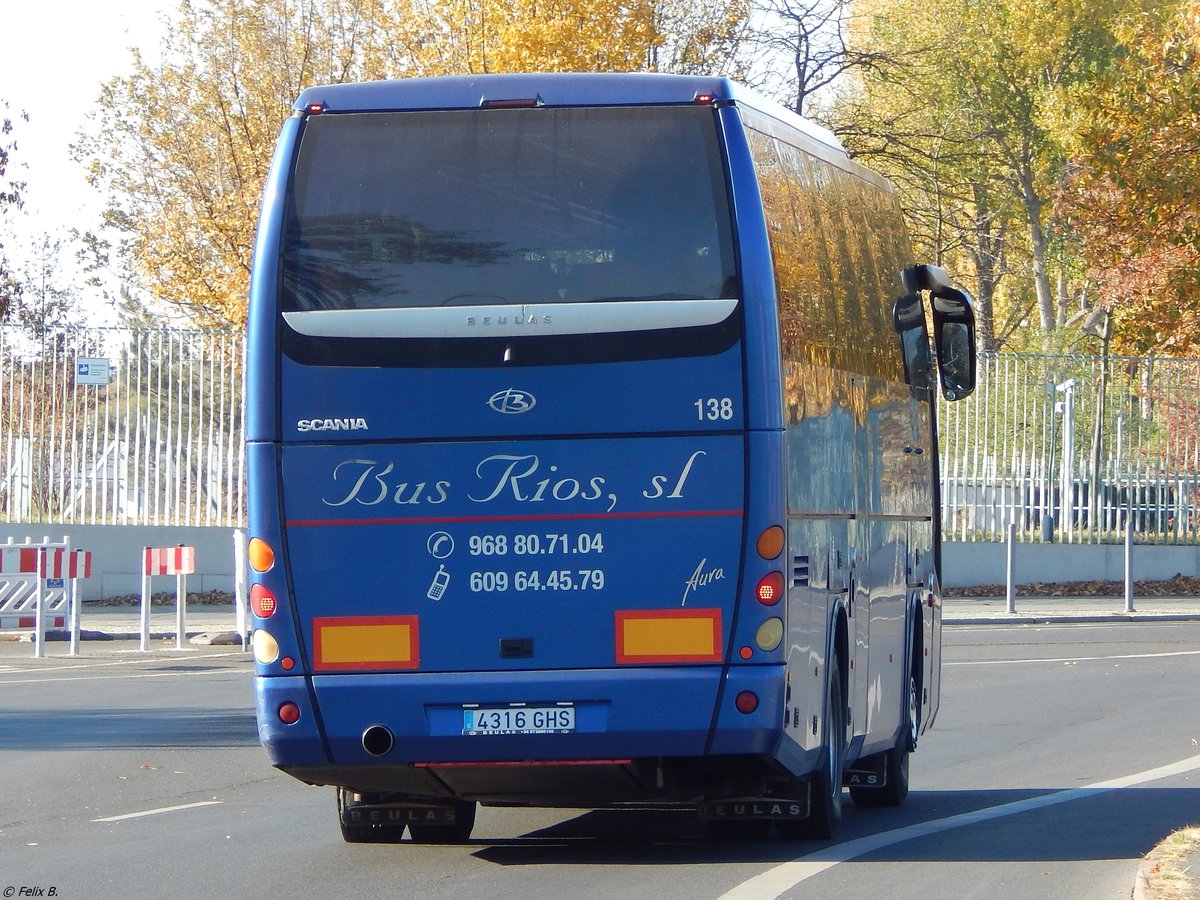 Beulas Aura von Bus Rios aus Spanien in Berlin am 31.10.2018