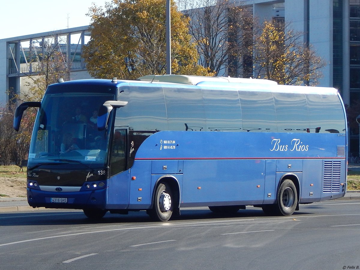 Beulas Aura von Bus Rios aus Spanien in Berlin am 31.10.2018