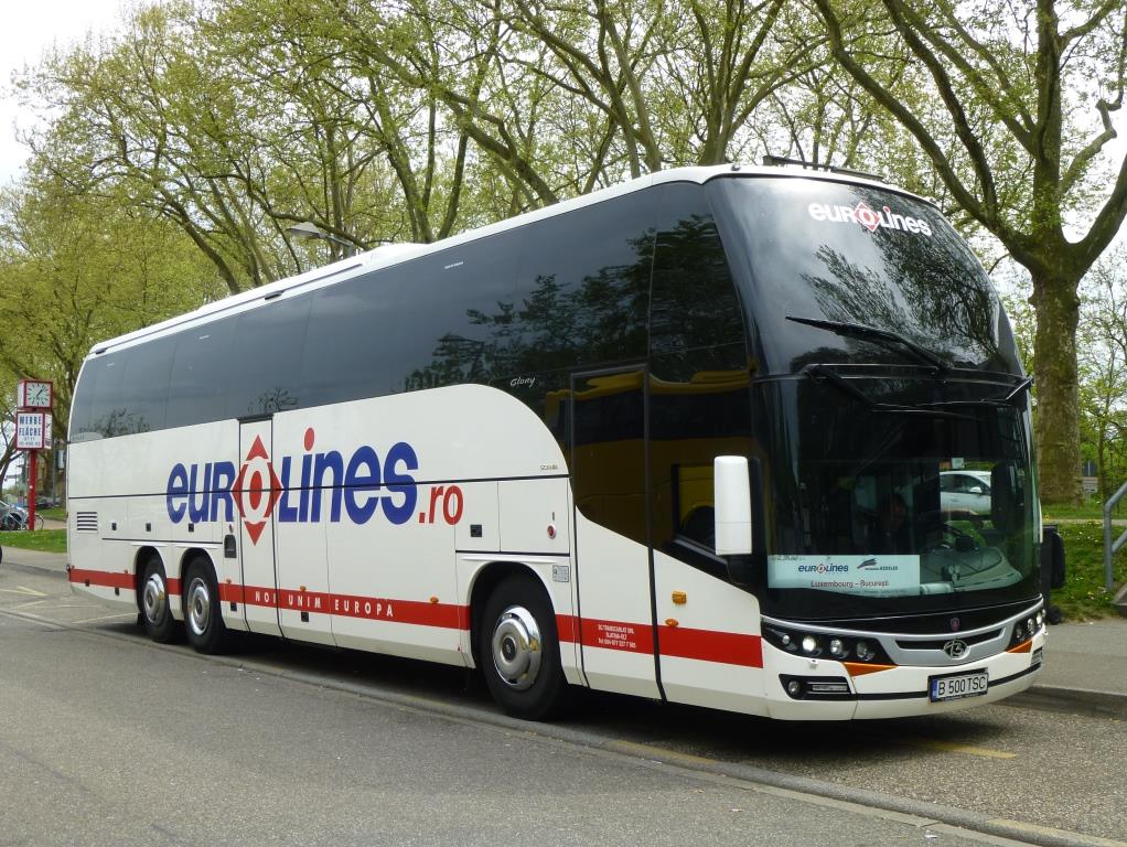 Beulas Glory  Eurolines , Karlsruhe HBf/ZOB 25.04.2015