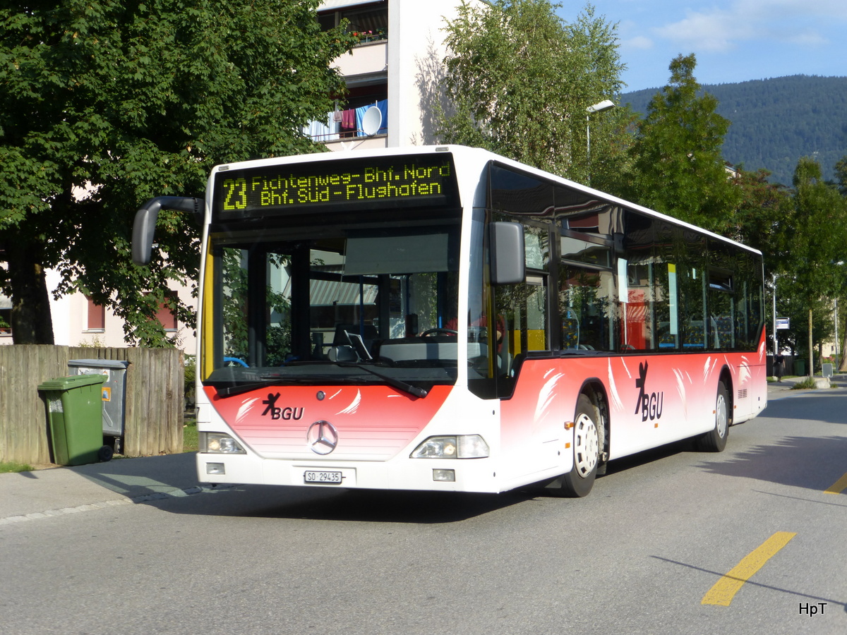 BGU - Mercedes Citaro Nr.17  SO 29435 unterwegs in Grenchen am 23.08.2015