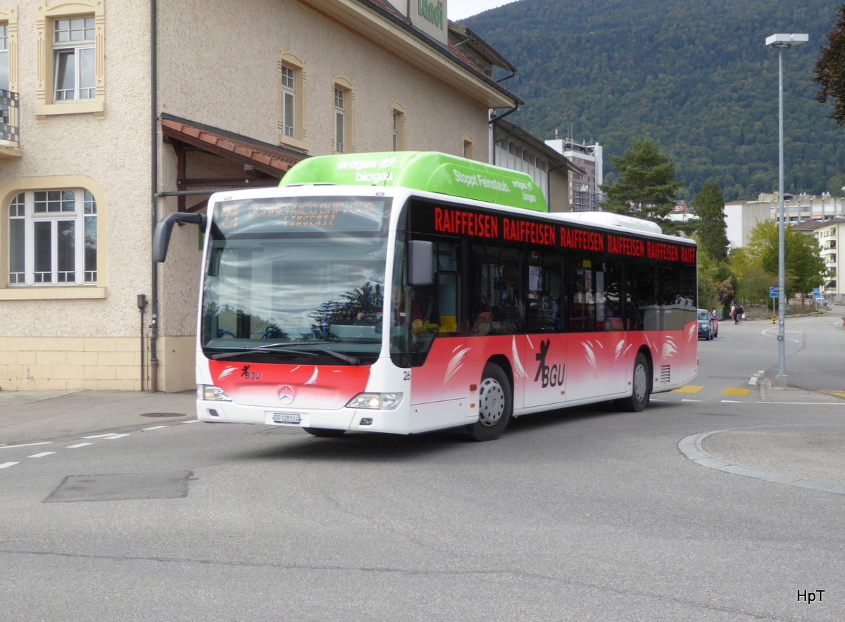 BGU - Mercedes Citaro  Nr.26  SO  128514 unterwegs in Grenchen am 24.09.2015