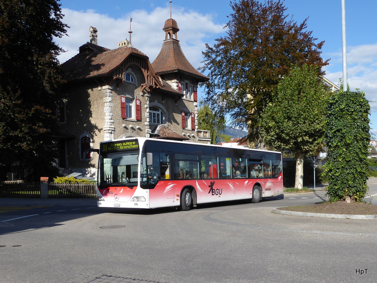 BGU - Mercedes Citaro  Nr.9  SO  66578 unterwegs in Grenchen am 24.09.2015