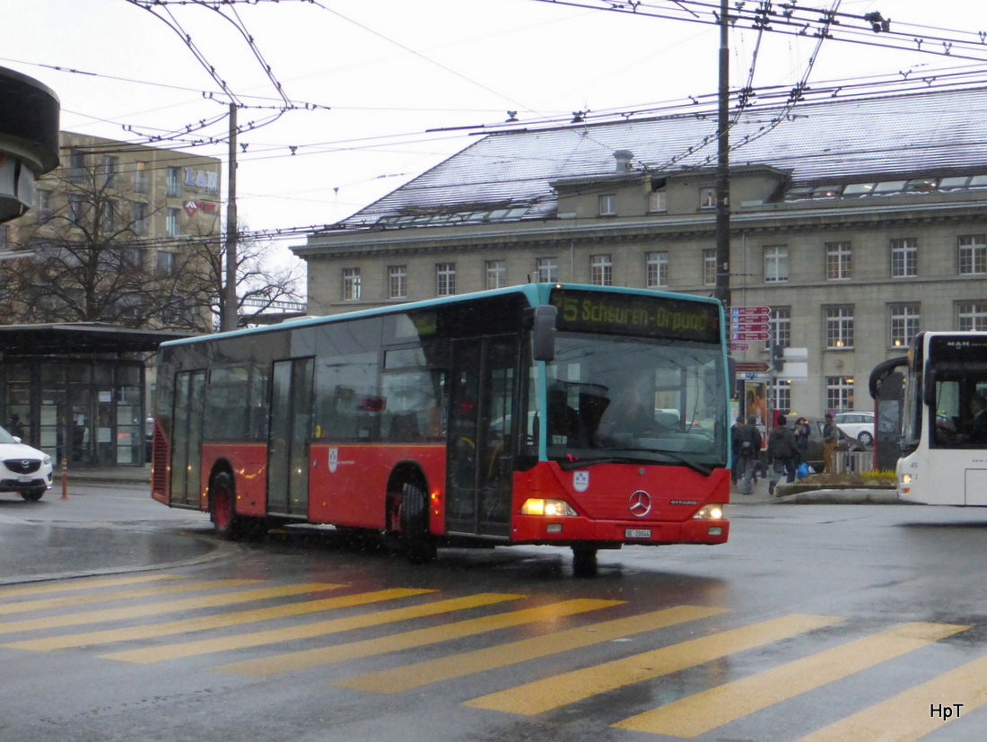 Binggeli Bus - Mercedes Citaro ( ex VB Nr.128 )  BE 20044 unterwegs auf der Linie 75 in der Stadt Biel am 30.01.2015