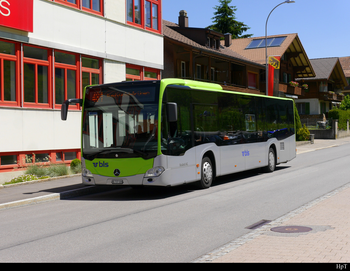 BLS Busland - Mercedes Citaro Nr.108 BE 737108 unterwegs in Wasen im Emmental am 08.06.2019