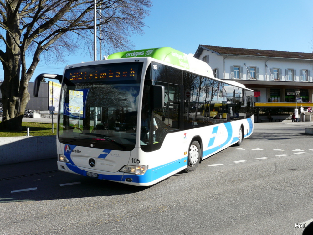 BOGG - Mercedes Citaro Nr.105  SO  122204 in Aarburg am 22.02.2014