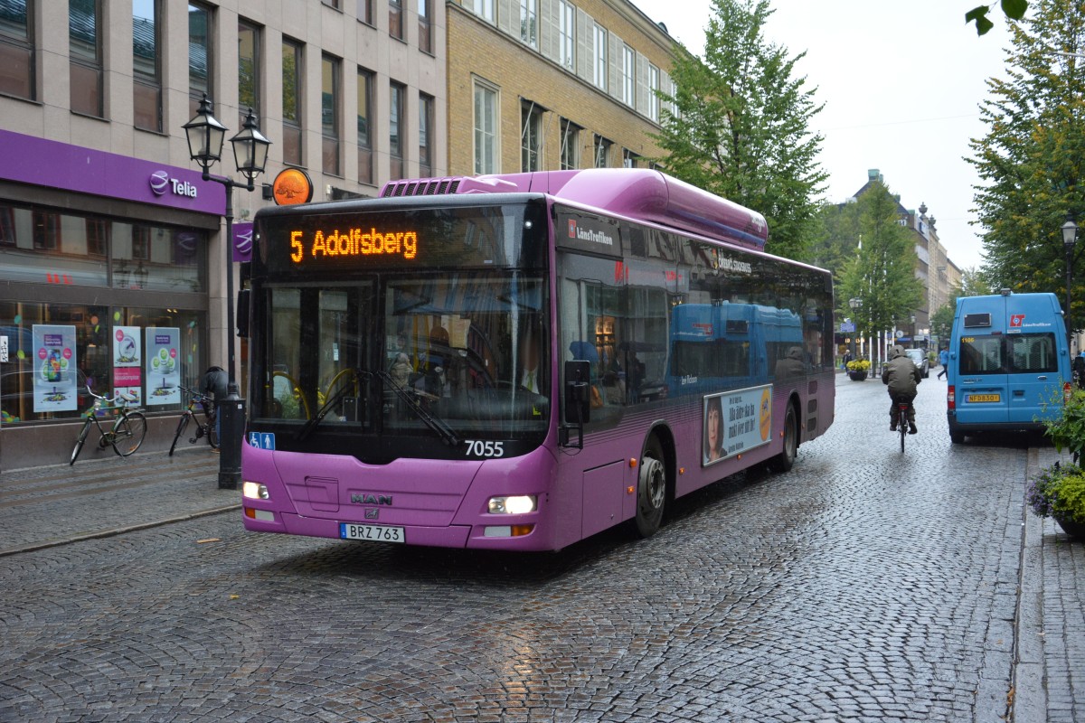 BRZ 763 ist am 08.09.2014 auf der Linie 5 zum Adolfsberg unterwegs.