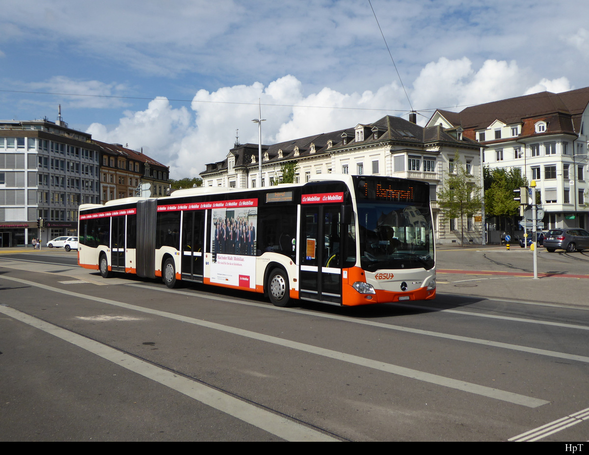 BSU - Mercedes Citaro  Nr.37  SO  189037 unterwegs auf der Linie 1 in der Stadt Solothurn am 22.09.20204