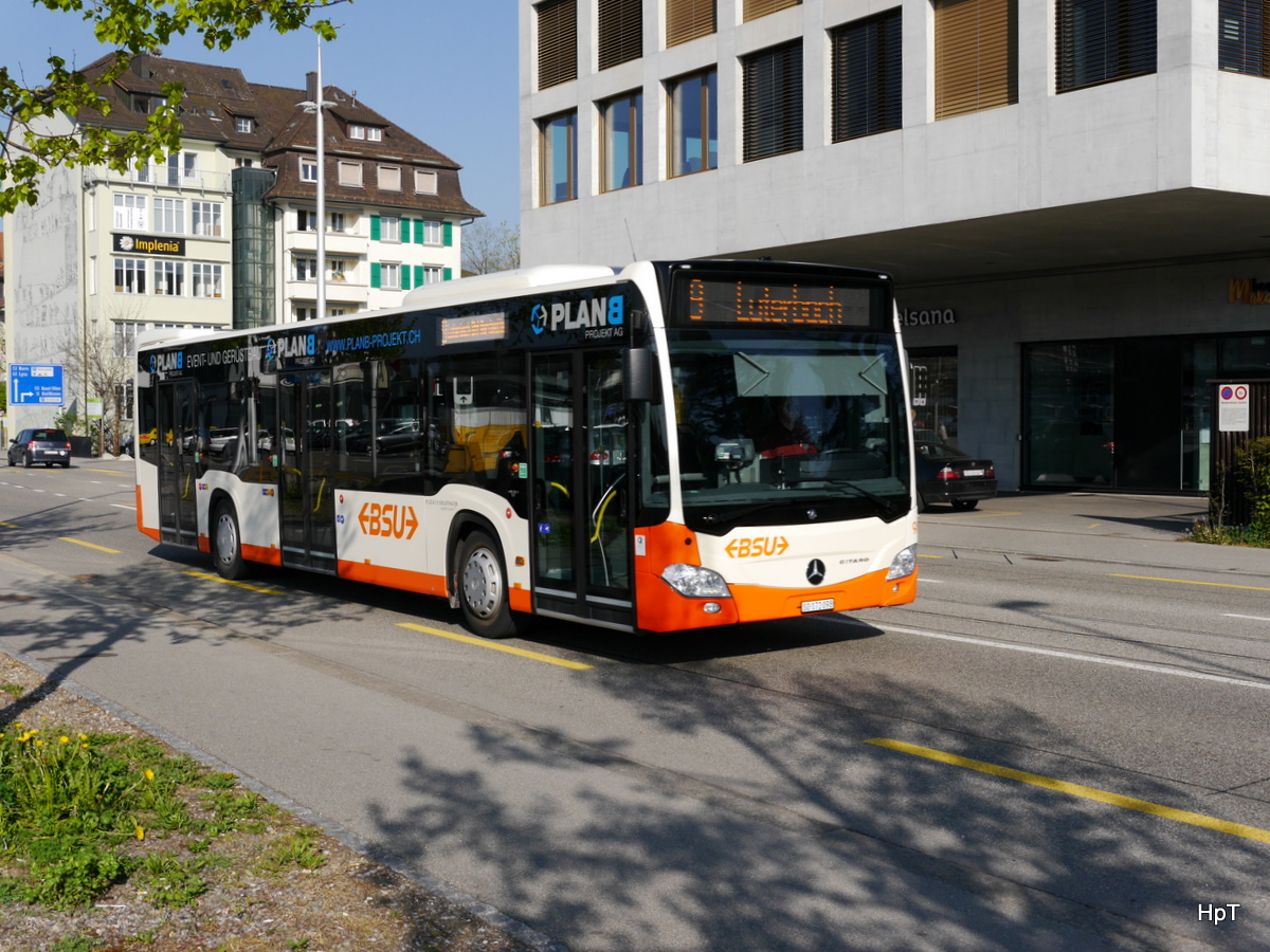 BSU - Mercedes Citaro Nr.98  SO 172098 unterwegs in Solothurn am 08.04.2017