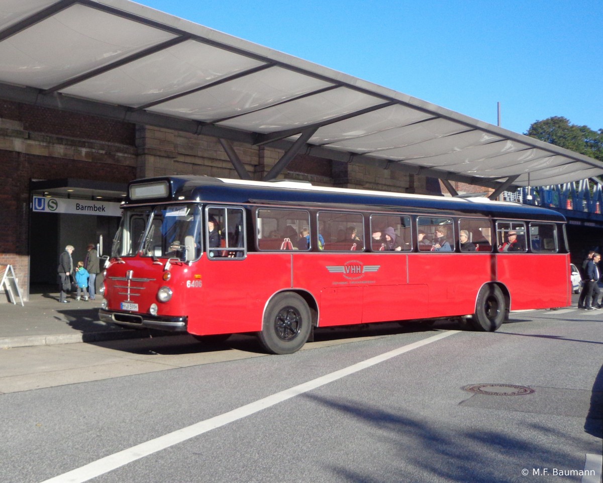 Büssing Präsident 14 VHH Wg.6406  am Verkehrshistorischen Tag, Barmbek am 11.10.15