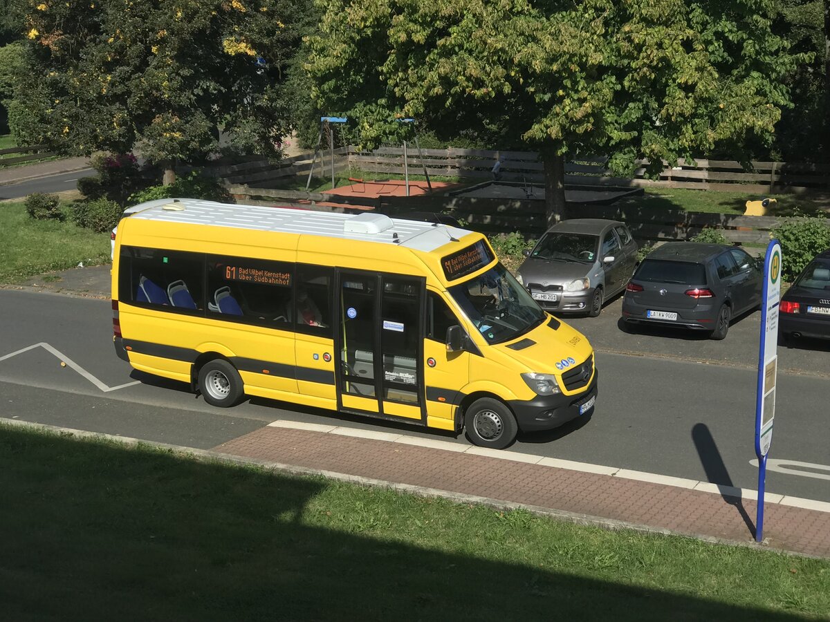 Bus 61 zur Kernstadt Bad Vilbel erreicht Berkersheimer Weg. Berkersheimer Weg. Berkersheimer Weg. 25.09.2021 | 12:12 Uhr