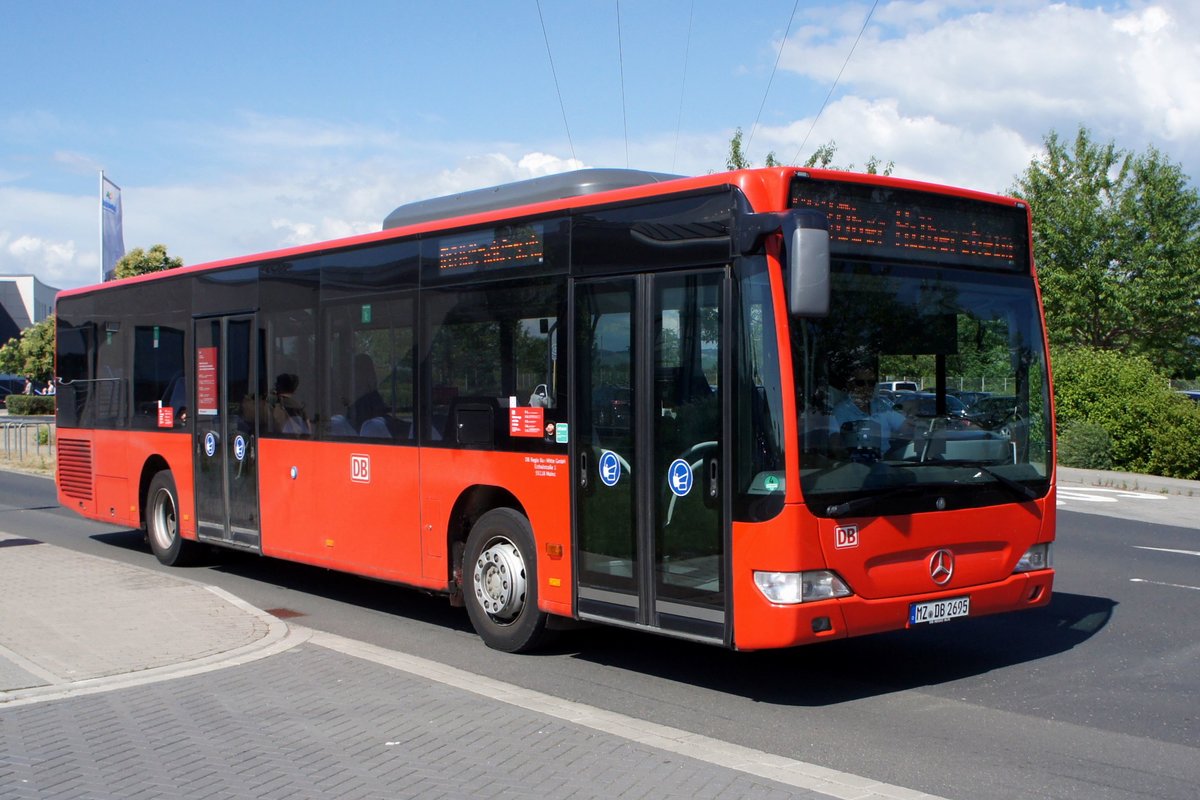 Bus Gau-Algesheim / Bus Rheinhessen: Mercedes-Benz Citaro Facelift der DB Regio Bus Mitte GmbH, aufgenommen im Juni 2020 im Stadtgebiet von Gau-Algesheim.