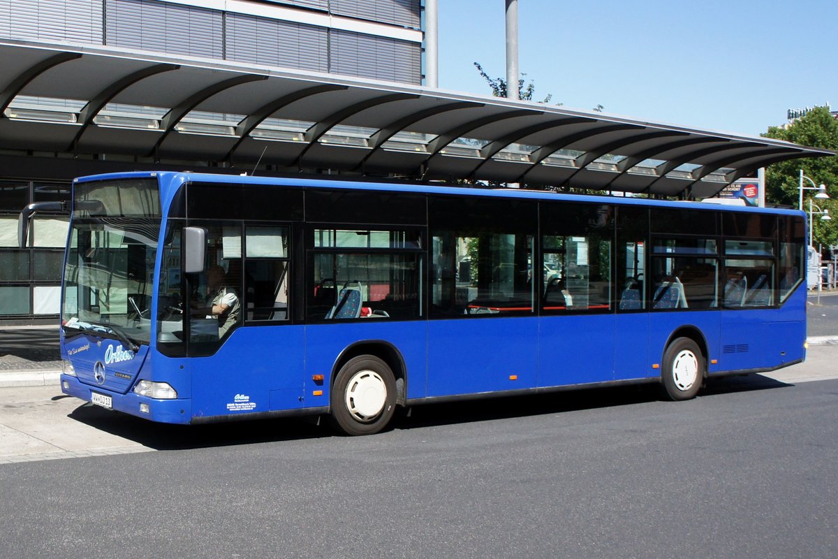 Bus Koblenz: Mercedes-Benz Citaro (WW-OJ 13) vom Busunternehmen Jörg Orthen GmbH, aufgenommen im Juli 2020 am Hauptbahnhof in Koblenz.